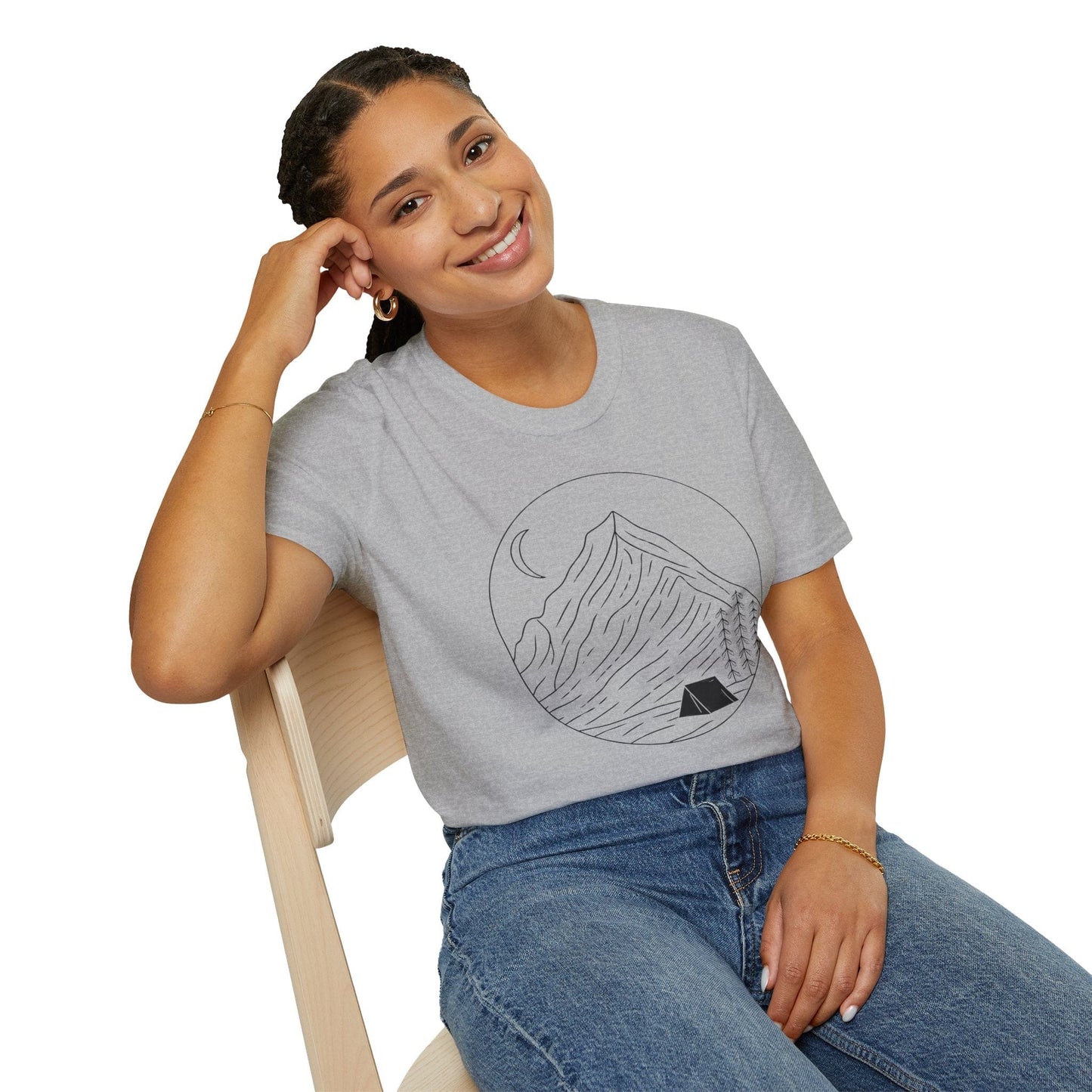 Moonlit Mountain Camp T-Shirt