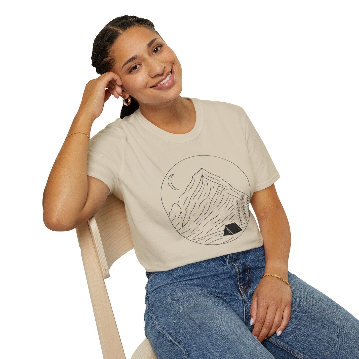 Moonlit Mountain Camp T-Shirt