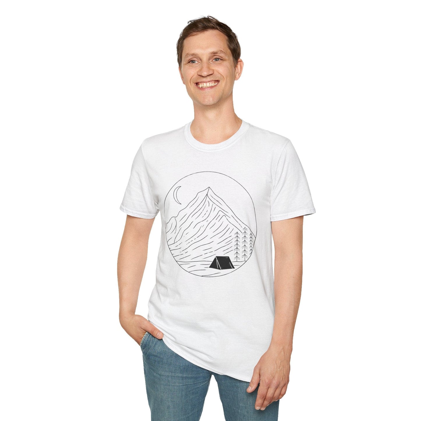 Moonlit Mountain Camp T-Shirt