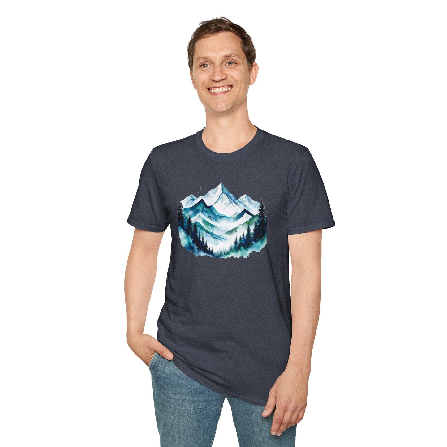 Serene Mountain and Forest T-Shirt