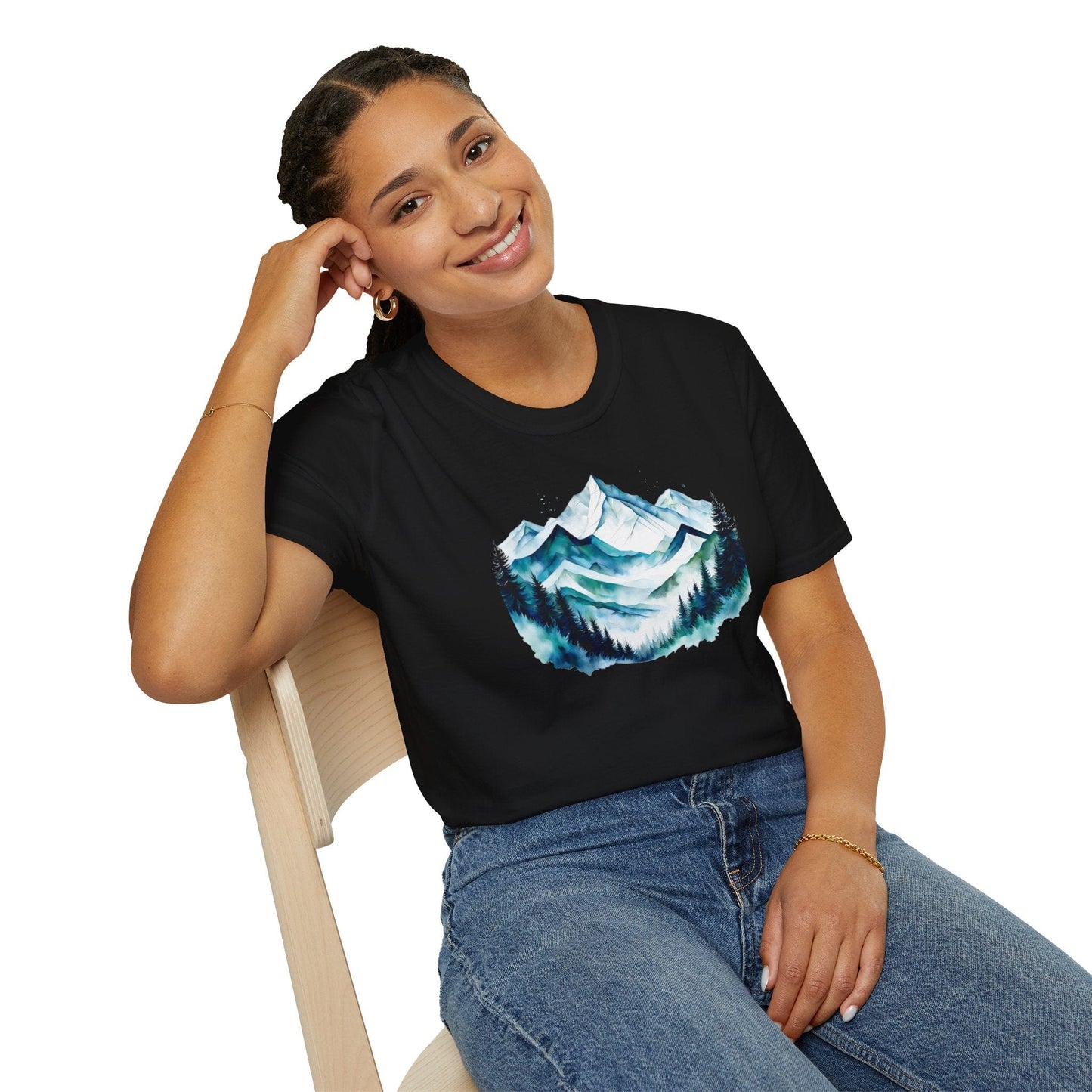 Serene Mountain and Forest T-Shirt