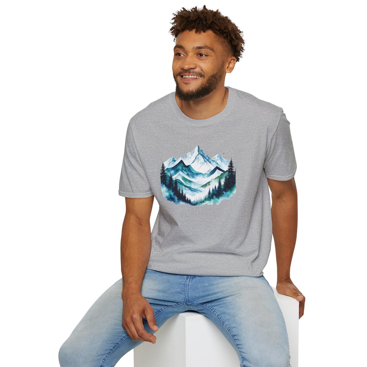 Serene Mountain and Forest T-Shirt