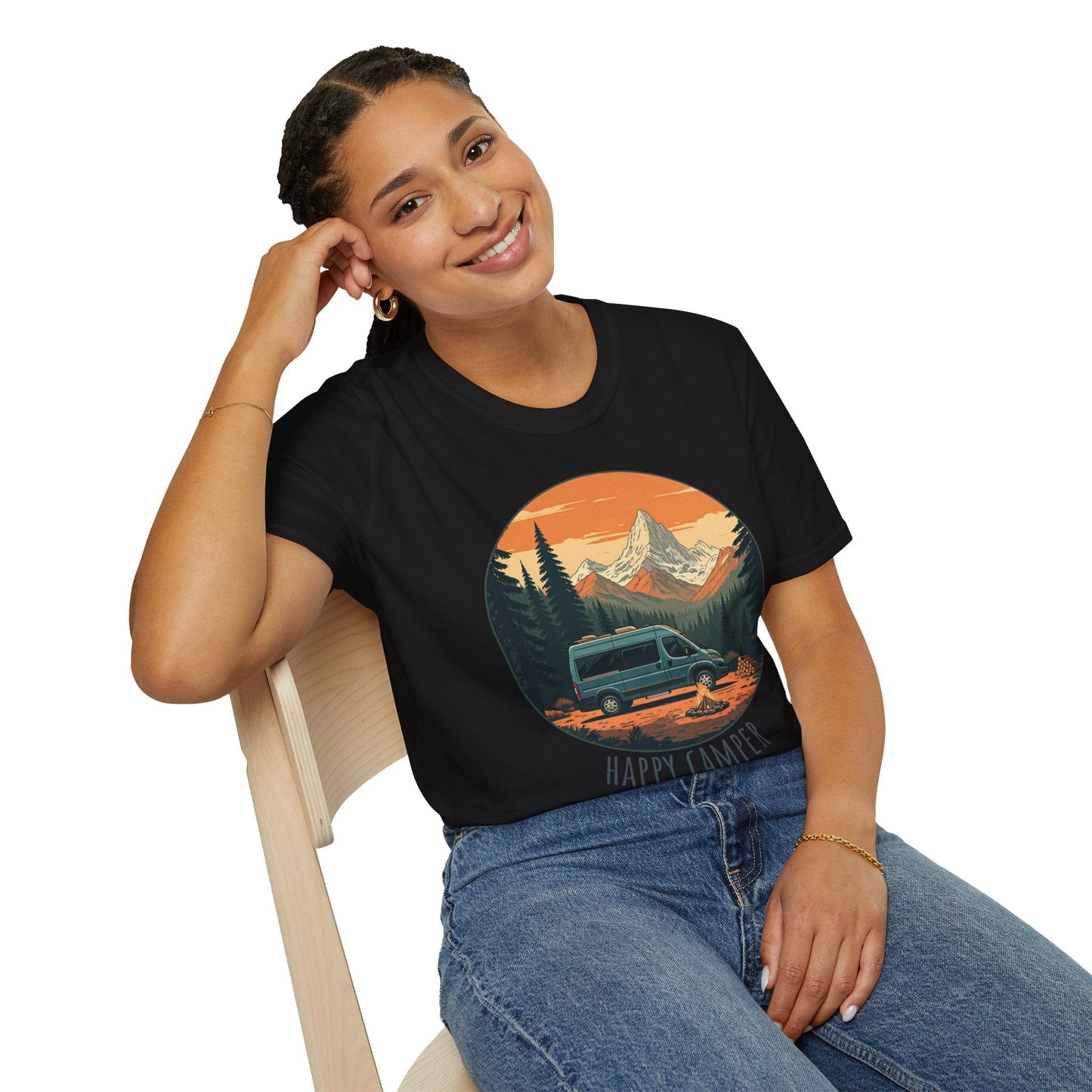 Happy Camper Sprinter Van T-Shirt