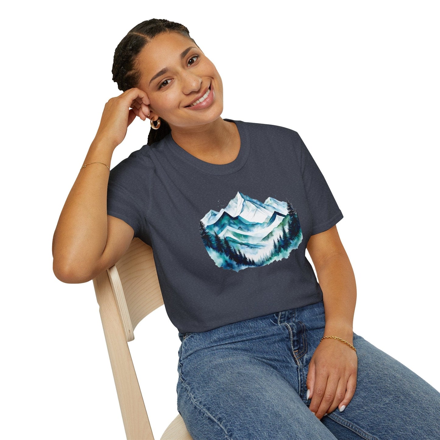 Serene Mountain and Forest T-Shirt