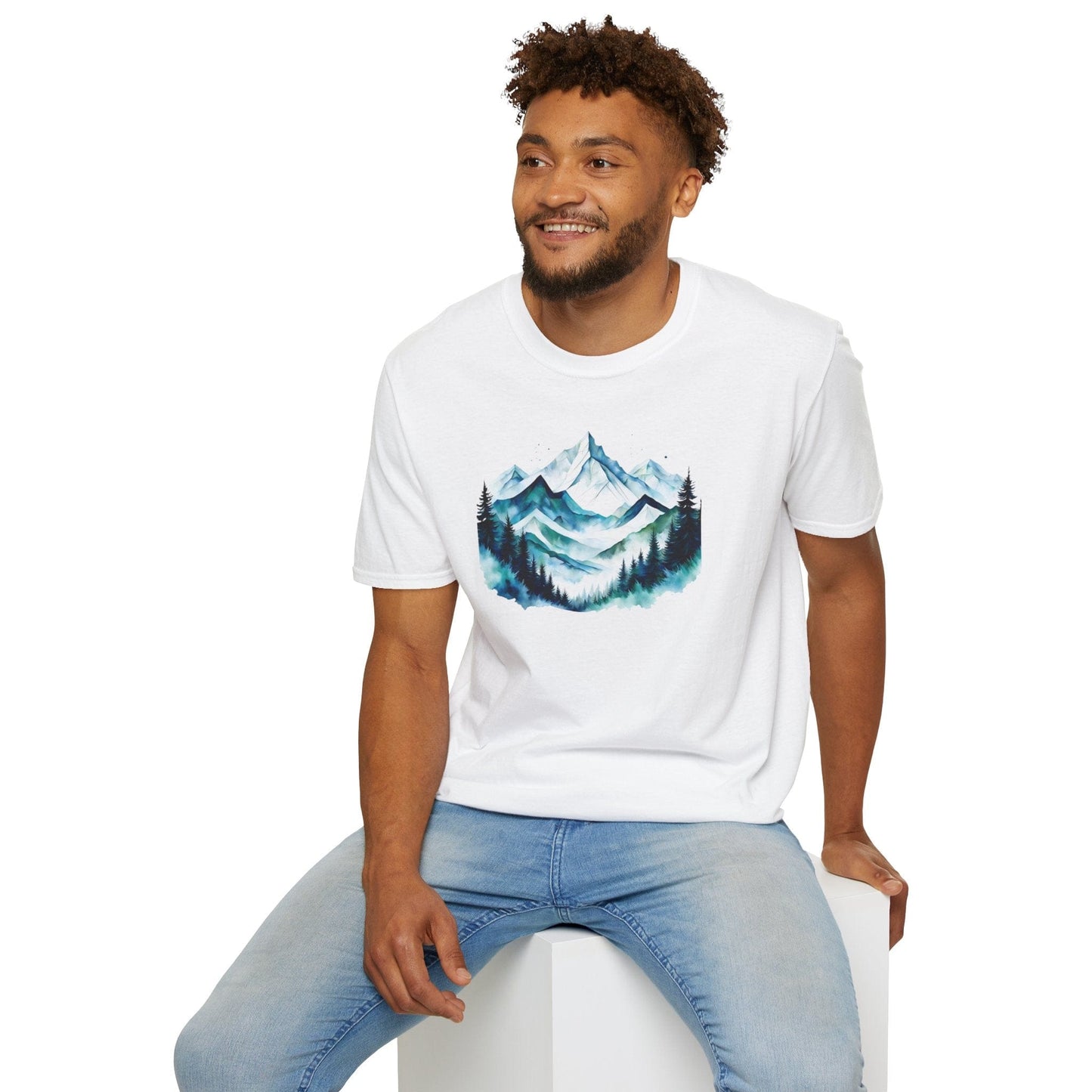 Serene Mountain and Forest T-Shirt