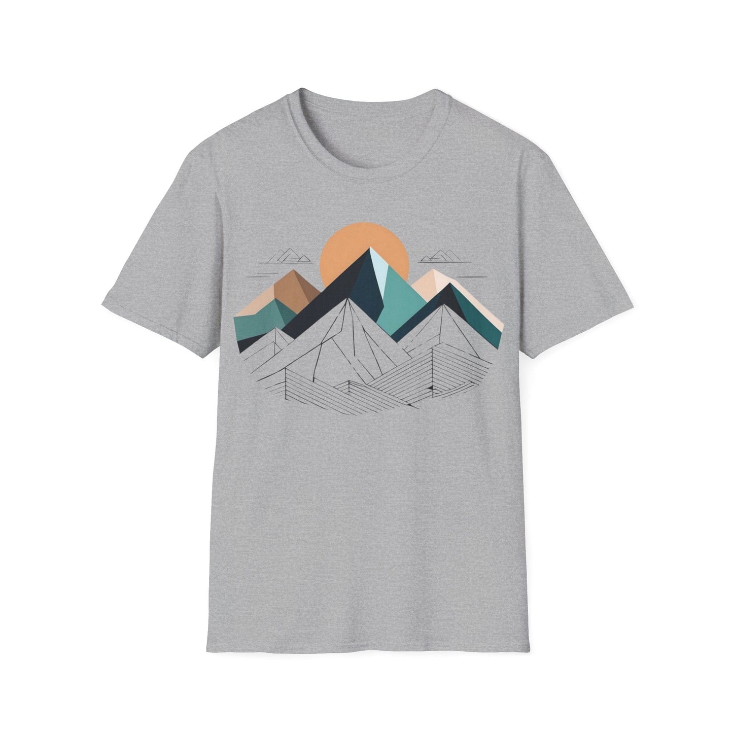 Geometric Peaks T-Shirt