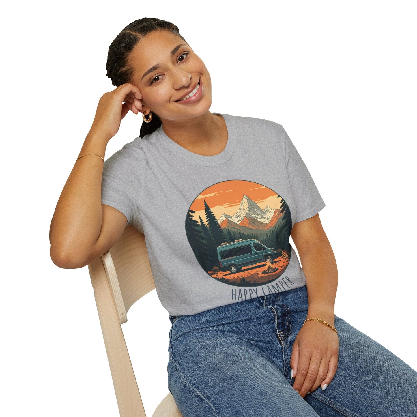 Happy Camper Sprinter Van T-Shirt
