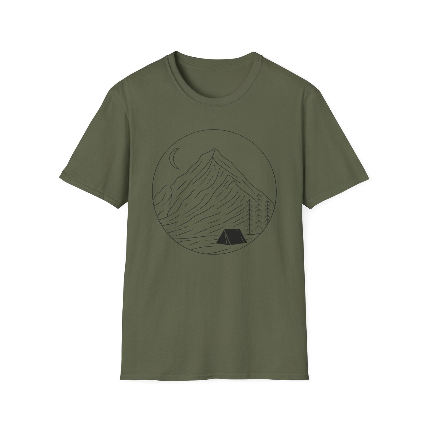 Moonlit Mountain Camp T-Shirt