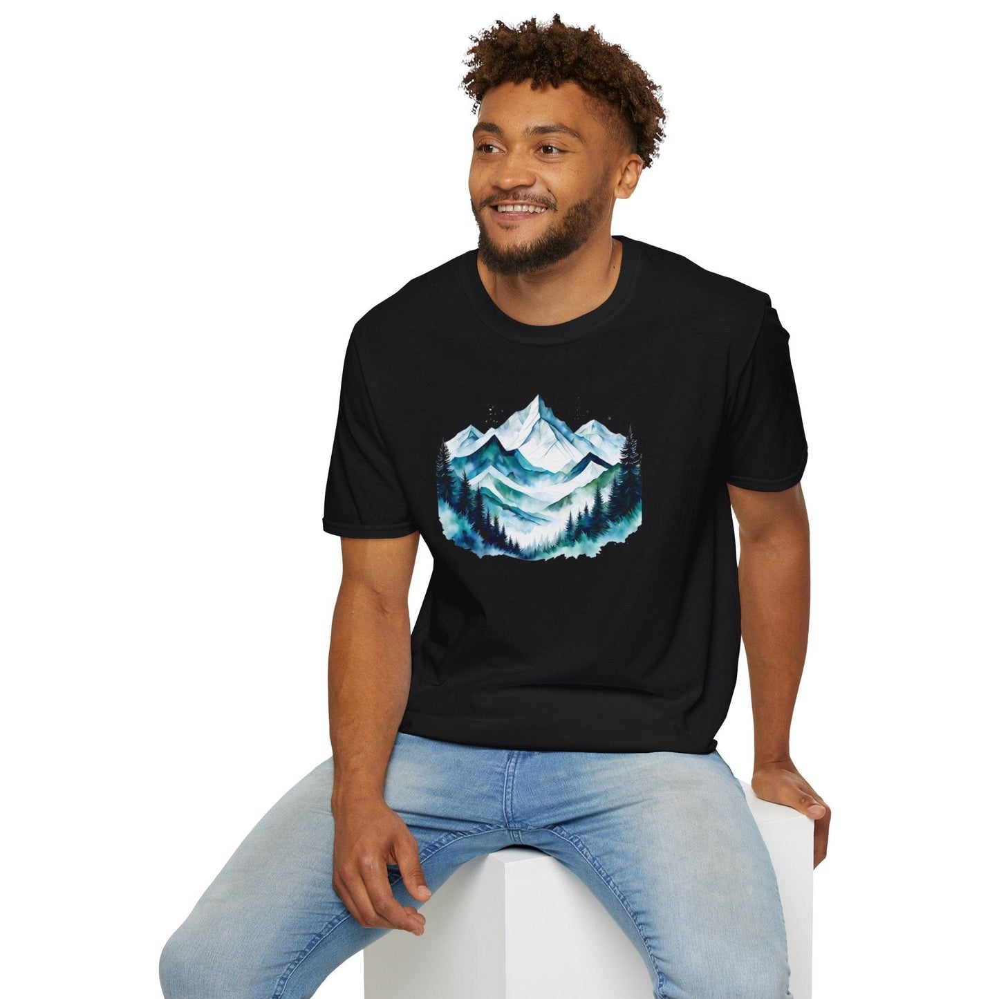 Serene Mountain and Forest T-Shirt