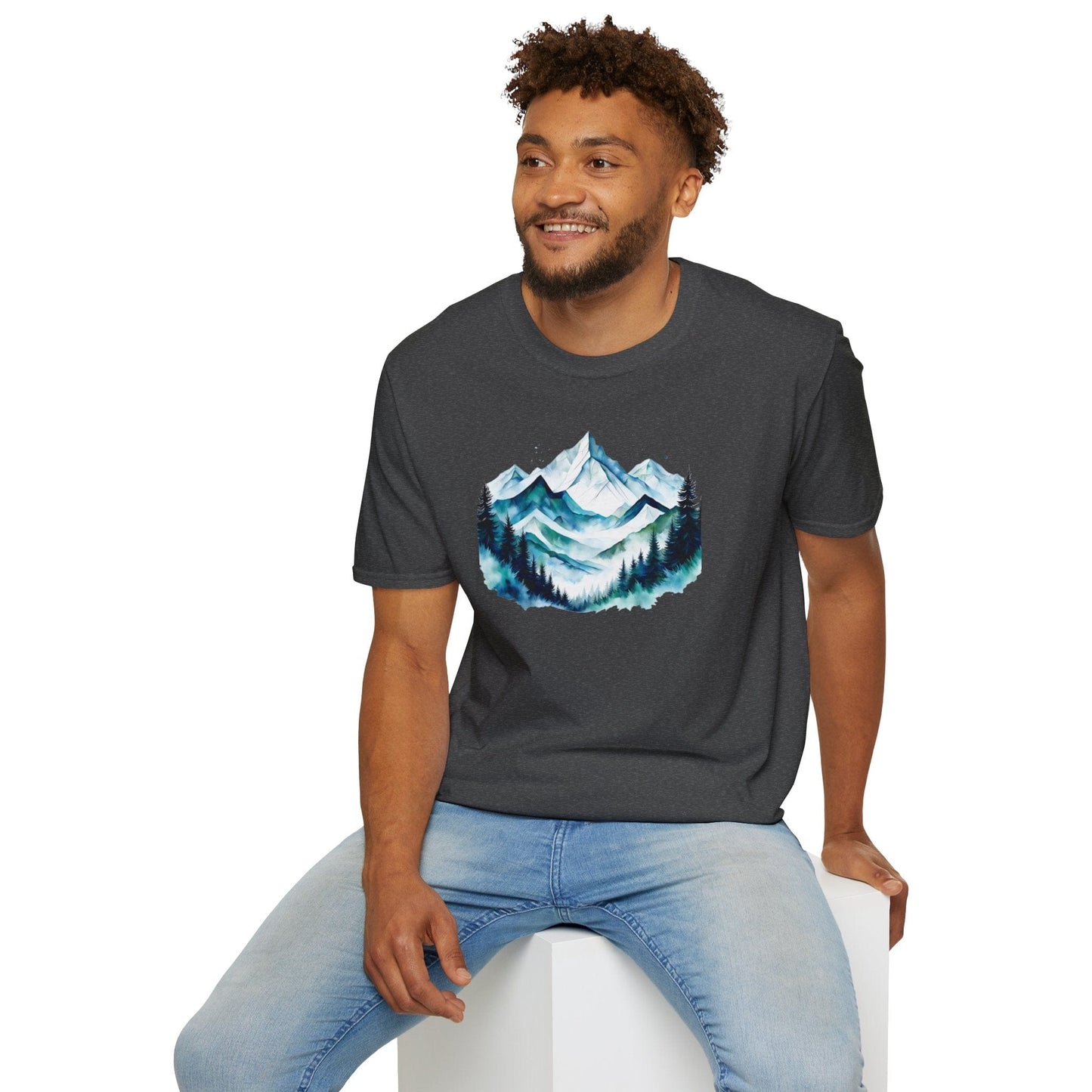 Serene Mountain and Forest T-Shirt