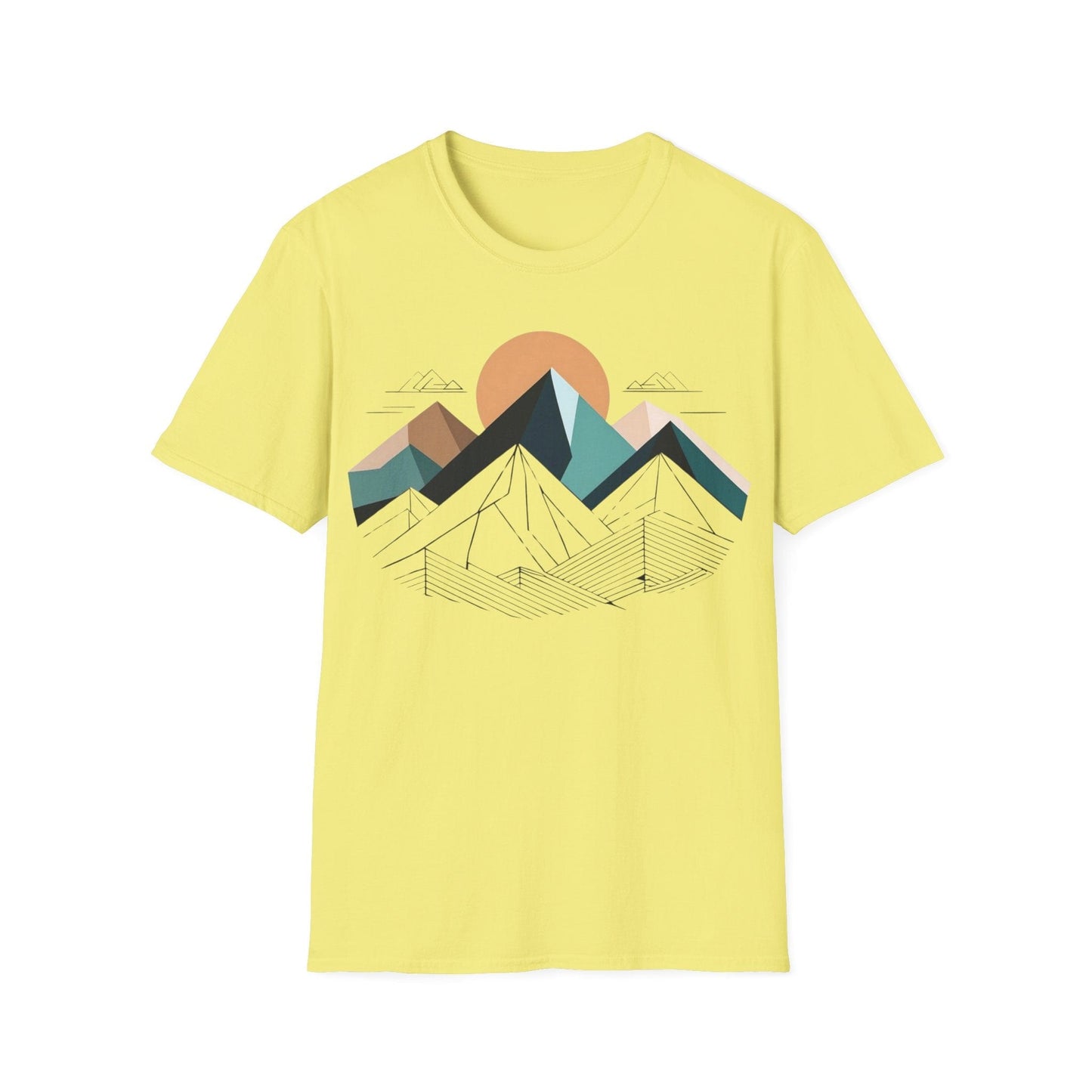 Geometric Peaks T-Shirt