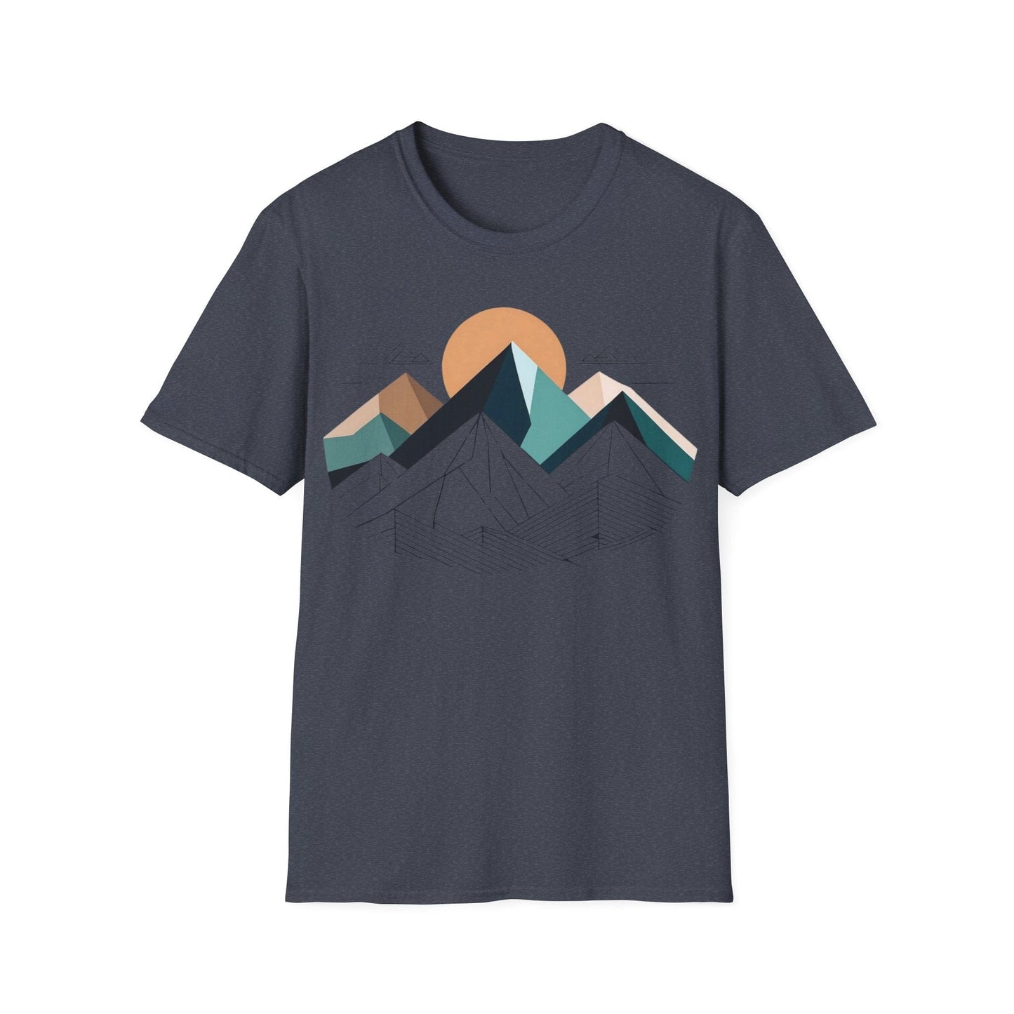 Geometric Peaks T-Shirt