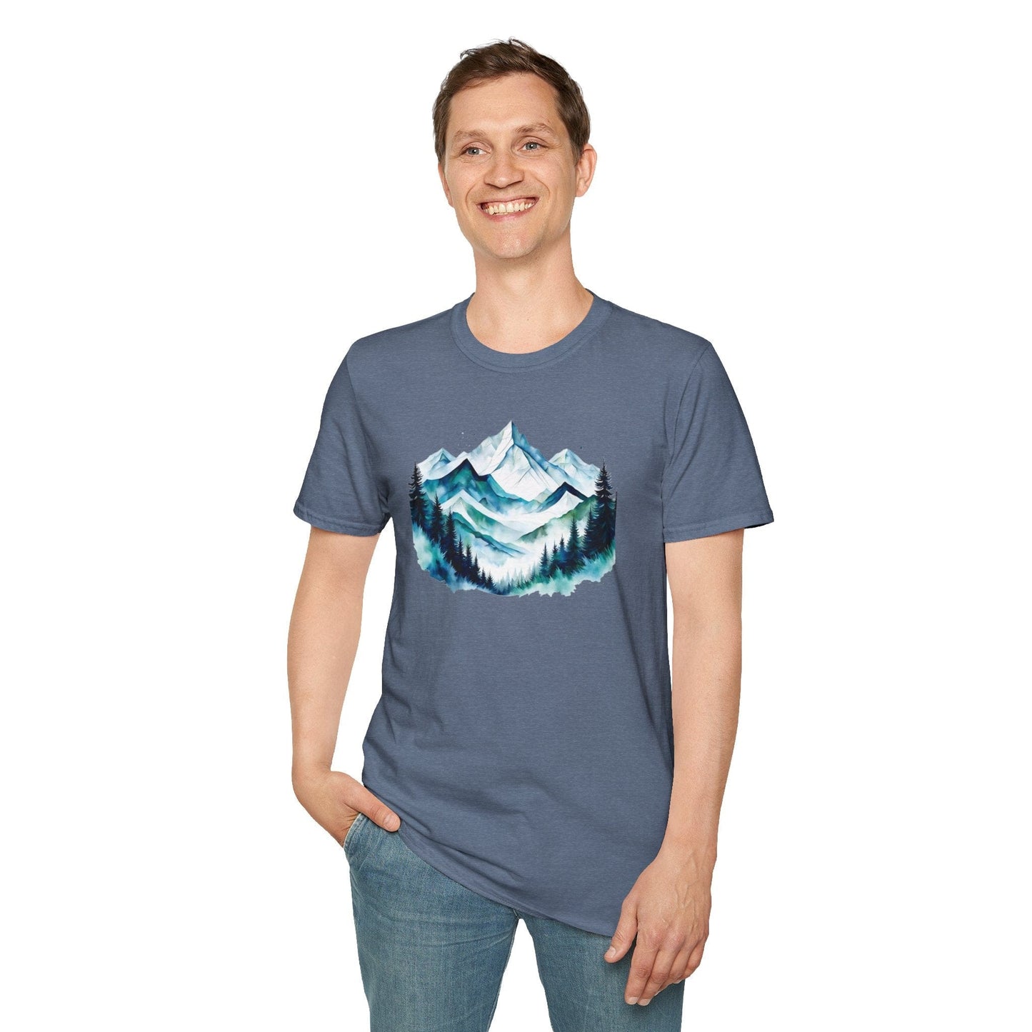 Serene Mountain and Forest T-Shirt