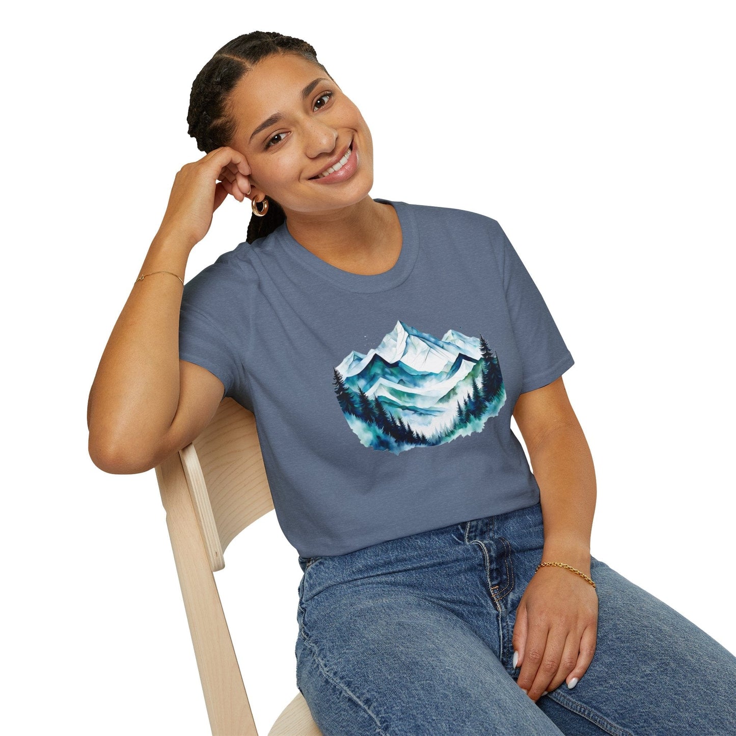Serene Mountain and Forest T-Shirt