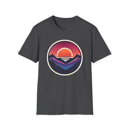 Retro Sunset Mountains T-Shirt