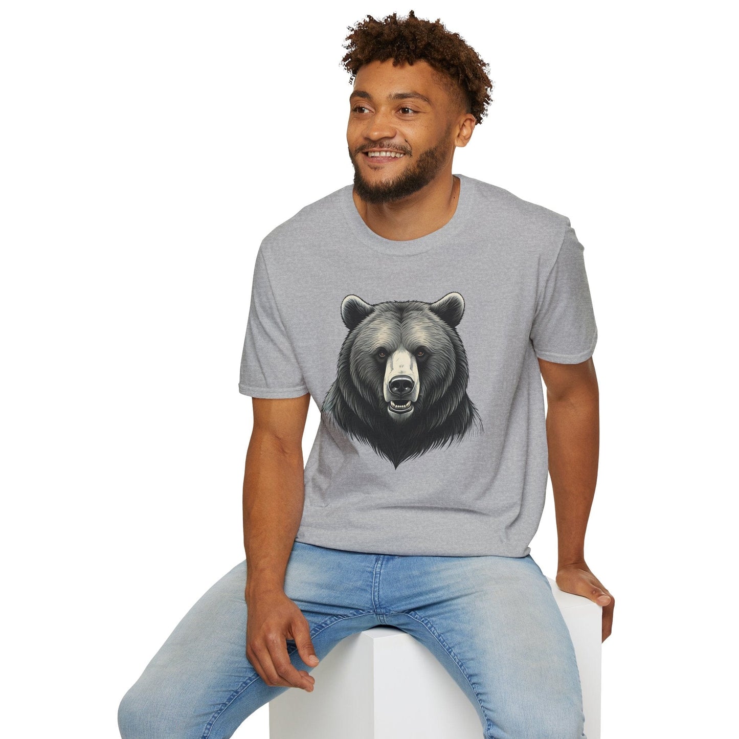 Grizzly Bear Face T-Shirt