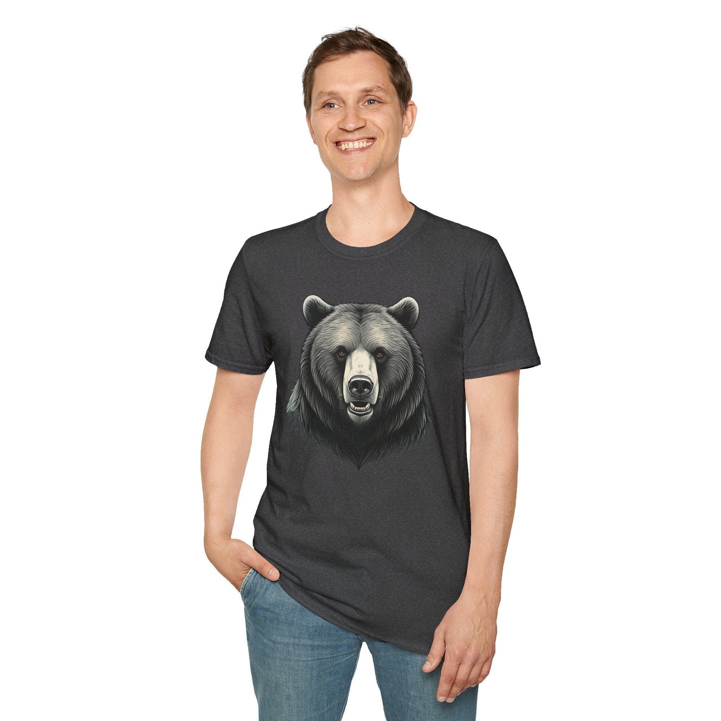 Grizzly Bear Face T-Shirt