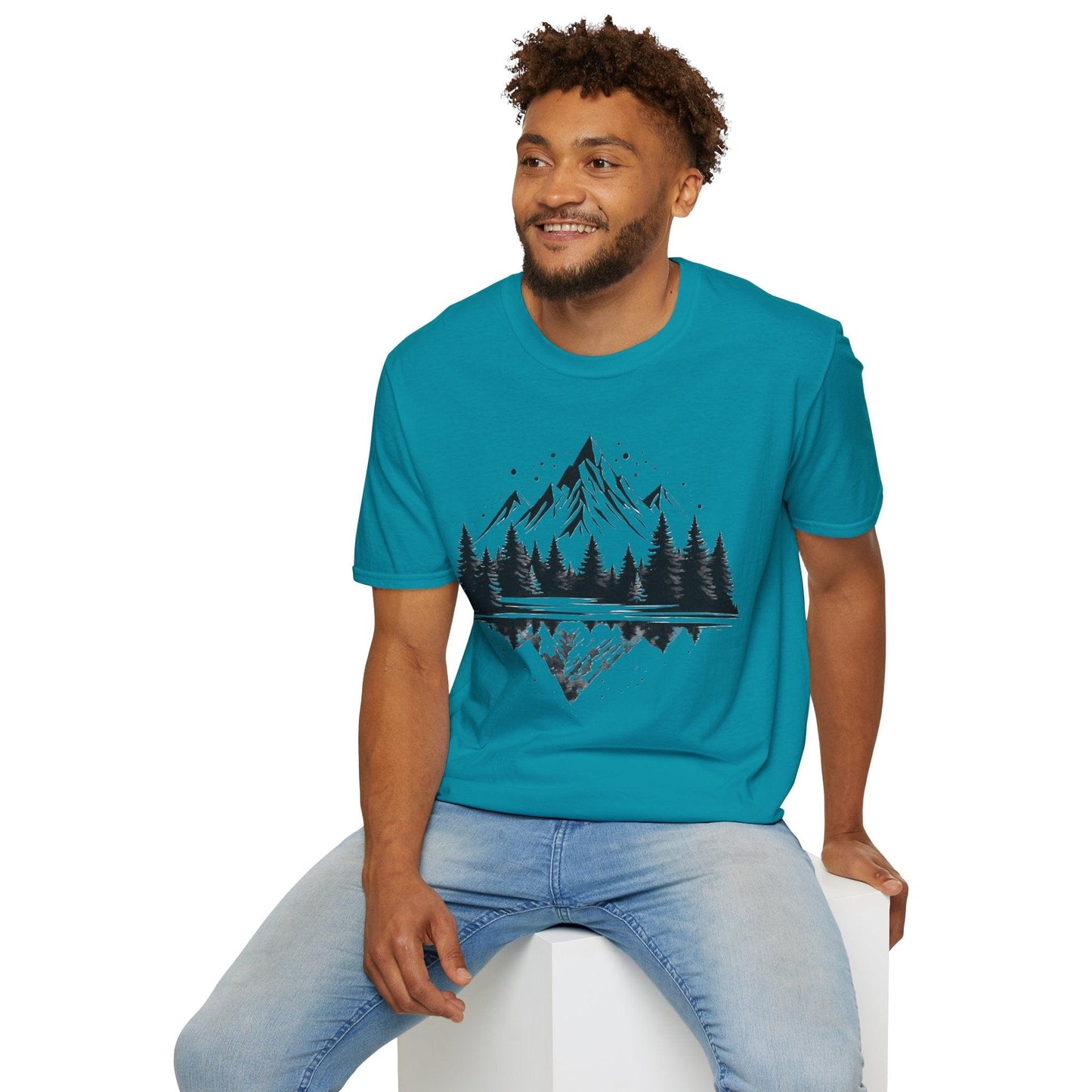 Reflective Mountain and Forest T-Shirt