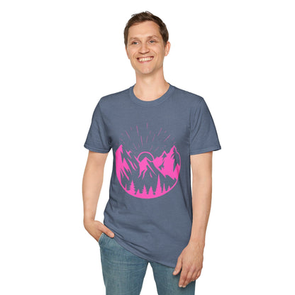 Pink Mountain Sunrise T-Shirt