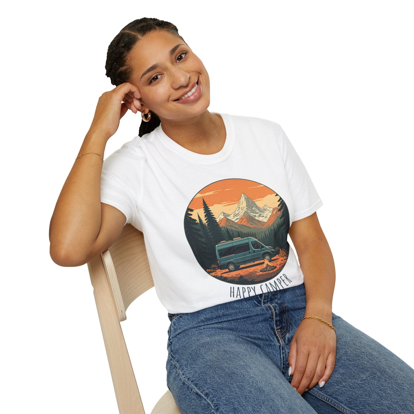 Happy Camper Sprinter Van T-Shirt