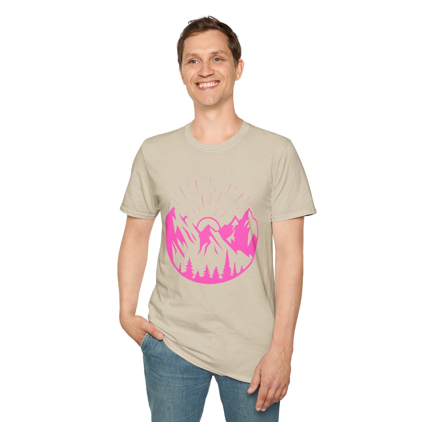 Pink Mountain Sunrise T-Shirt