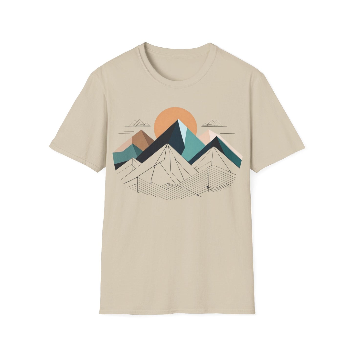 Geometric Peaks  T-Shirt