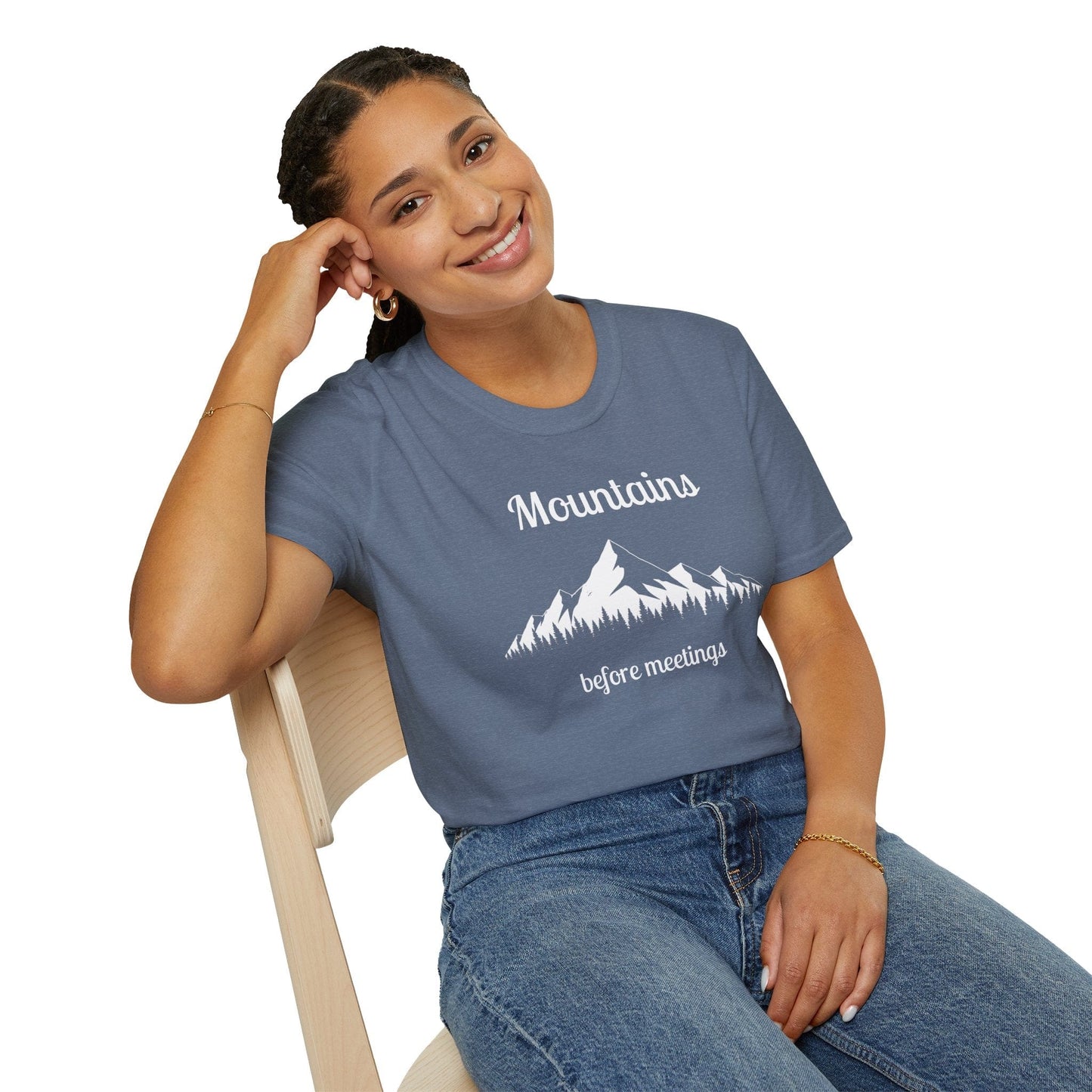 Mountains Before Meetings T-Shirt