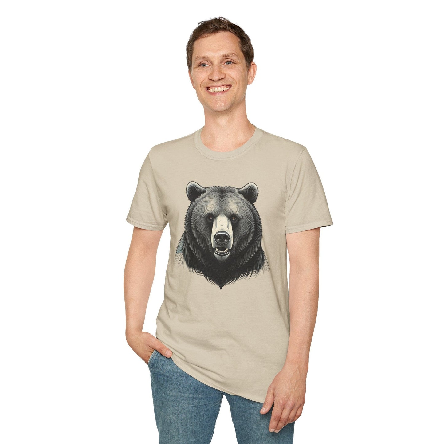 Grizzly Bear Face T-Shirt