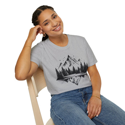 Reflective Mountain and Forest T-Shirt