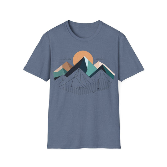 Geometric Peaks  T-Shirt