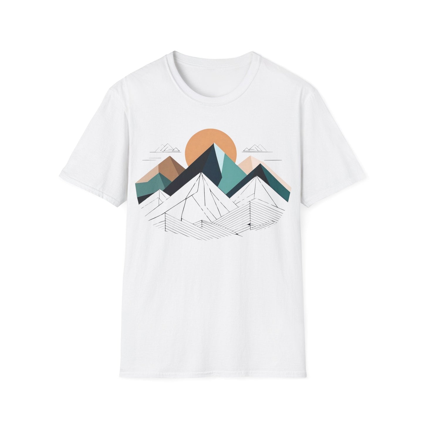 Geometric Peaks  T-Shirt