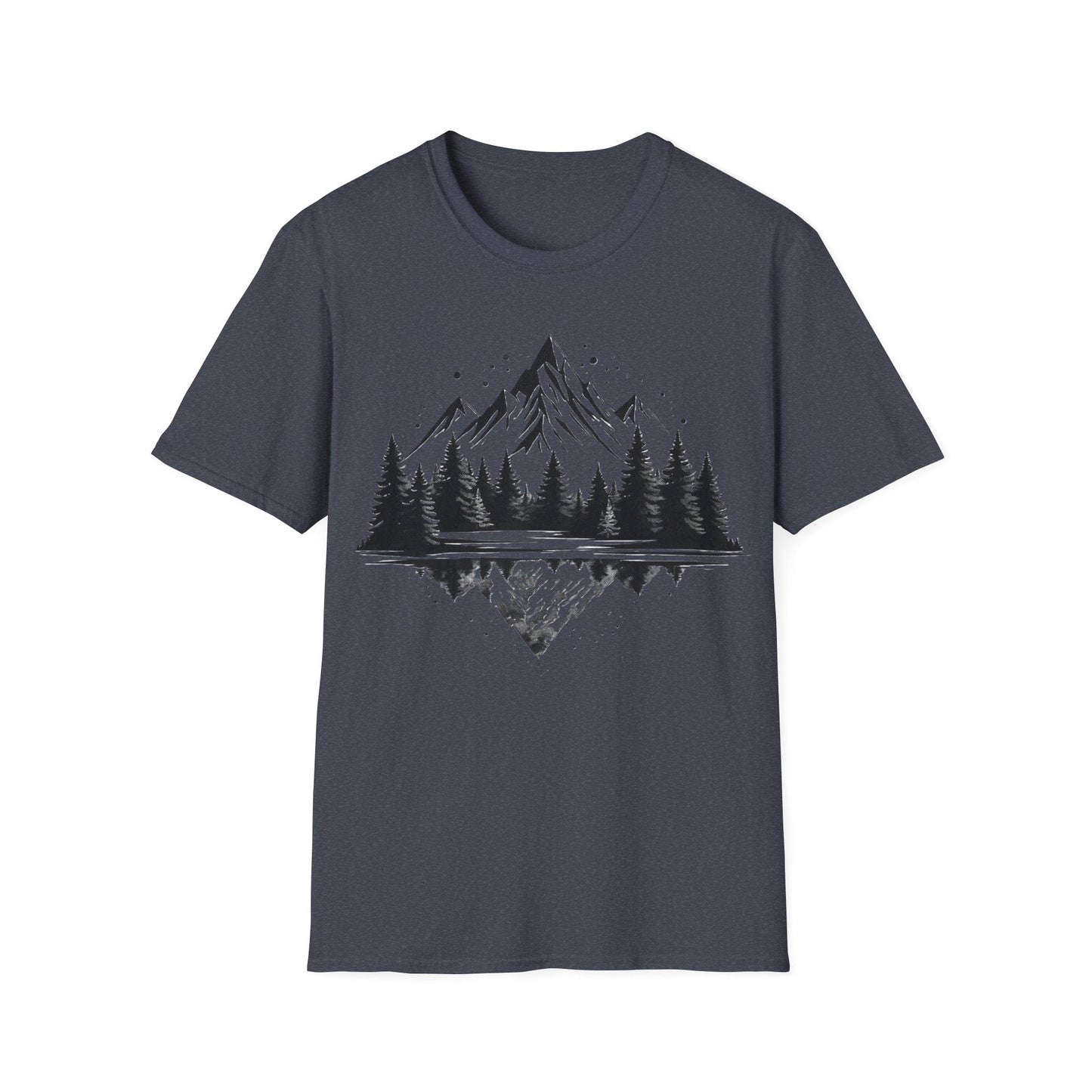 Reflective Mountain and Forest T-Shirt