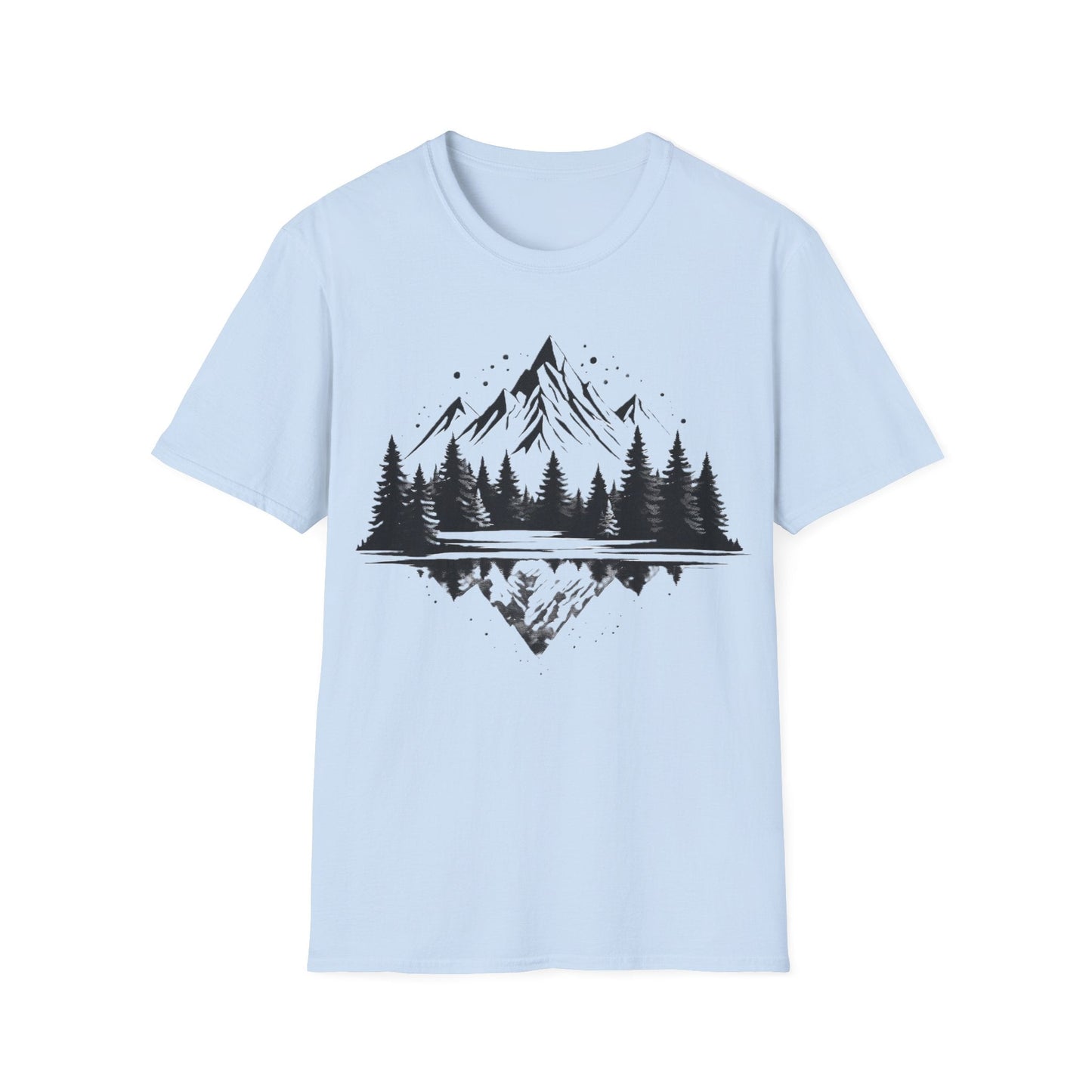 Reflective Mountain and Forest T-Shirt