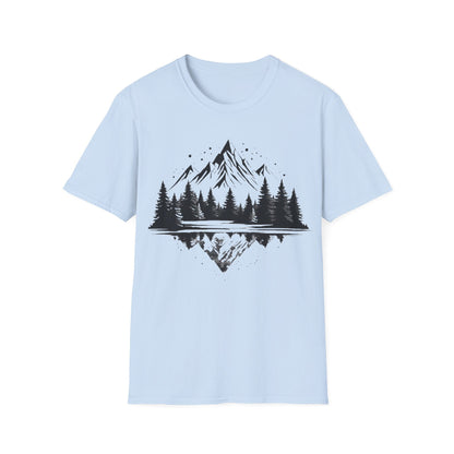 Reflective Mountain and Forest T-Shirt