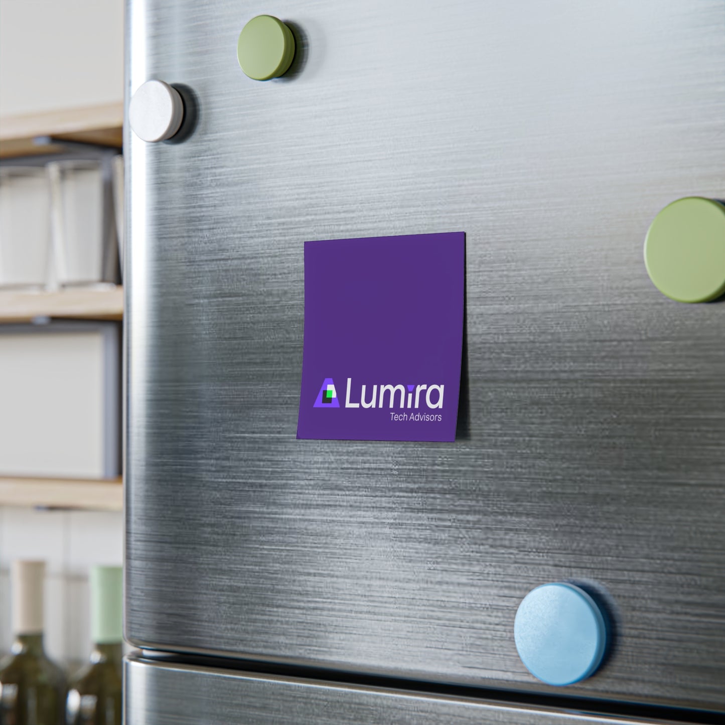 Purple Branded Post-it Note Pads — Lumira Tech Advisors Sticky Notes
