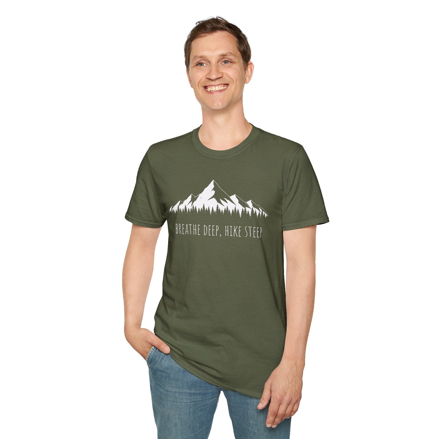 Breathe Deep Hike Steep T-Shirt