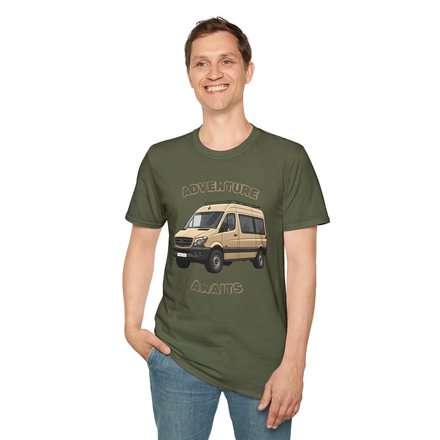 Adventure Awaits Van T-Shirt