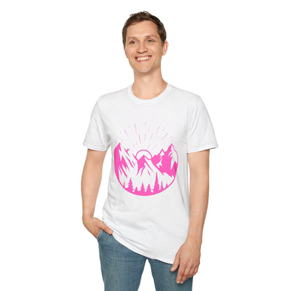 Pink Mountain Sunrise T-Shirt