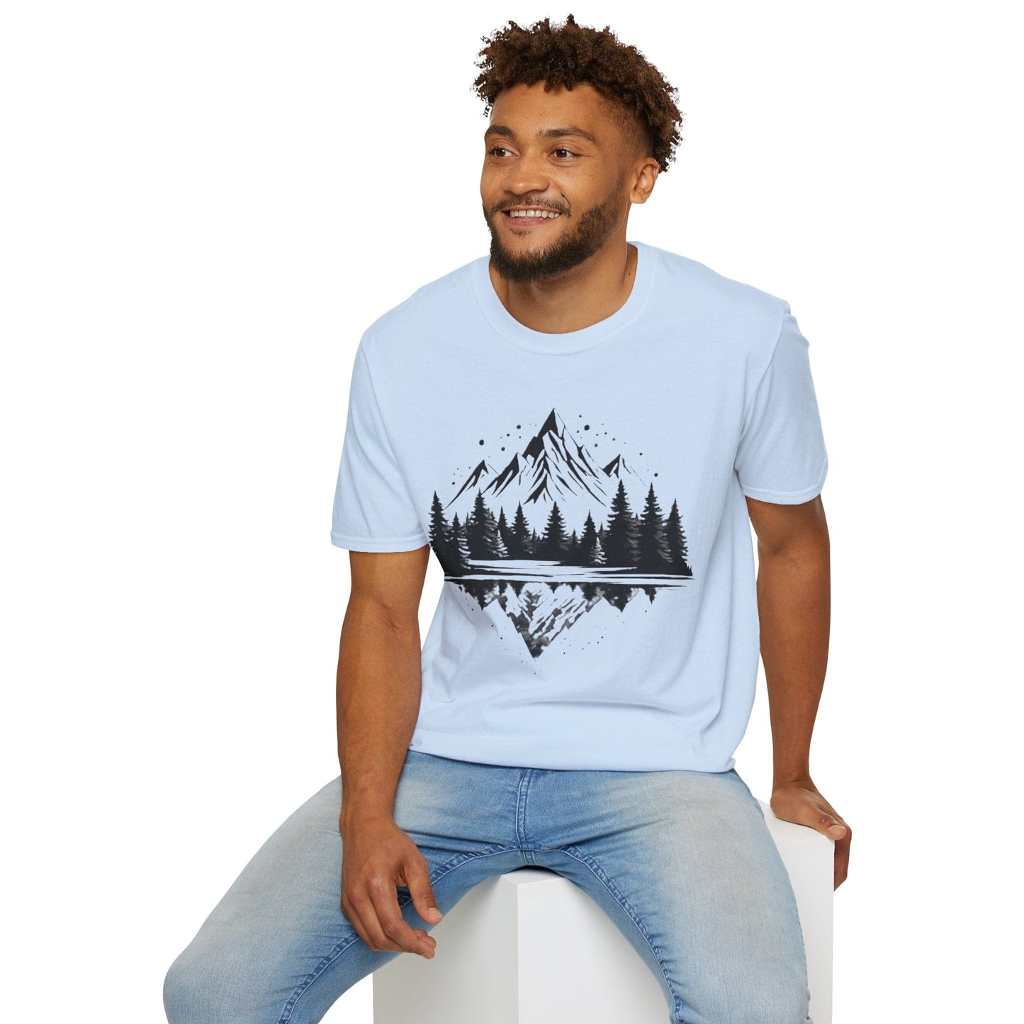 Reflective Mountain and Forest T-Shirt