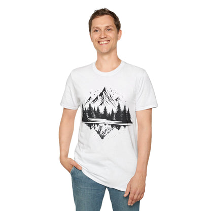 Reflective Mountain and Forest T-Shirt