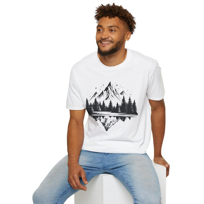 Reflective Mountain and Forest T-Shirt