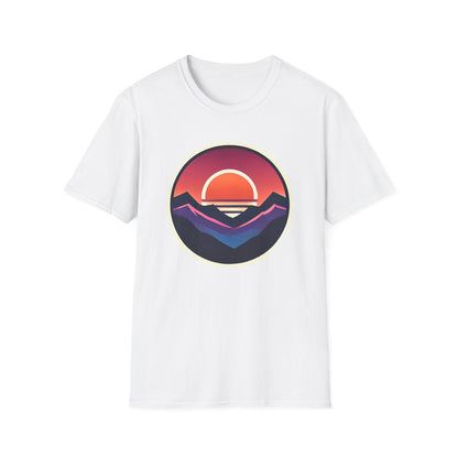 Retro Sunset Mountains T-Shirt