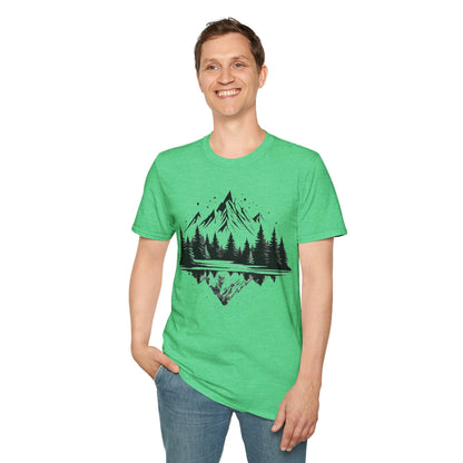 Reflective Mountain and Forest T-Shirt