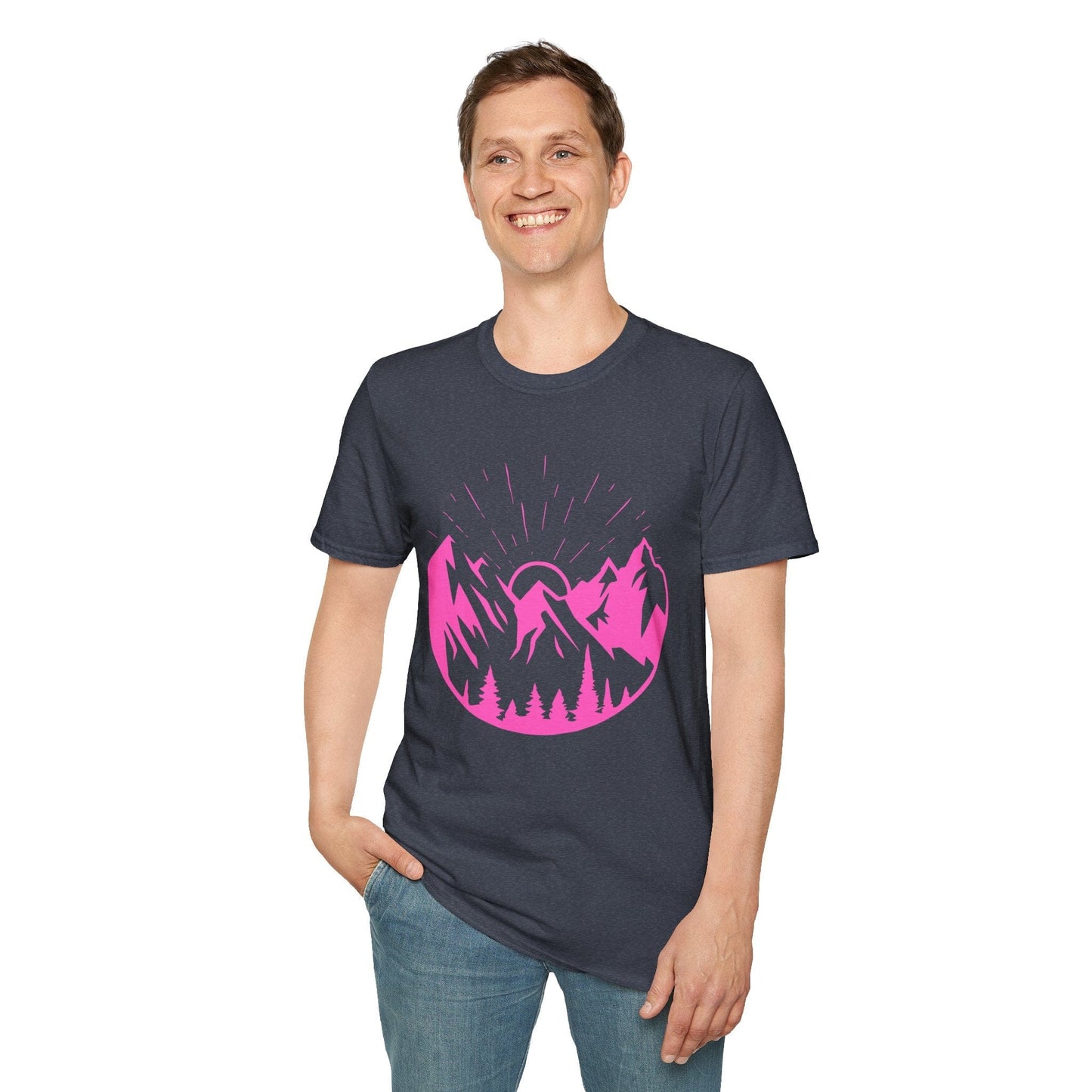 Pink Mountain Sunrise T-Shirt