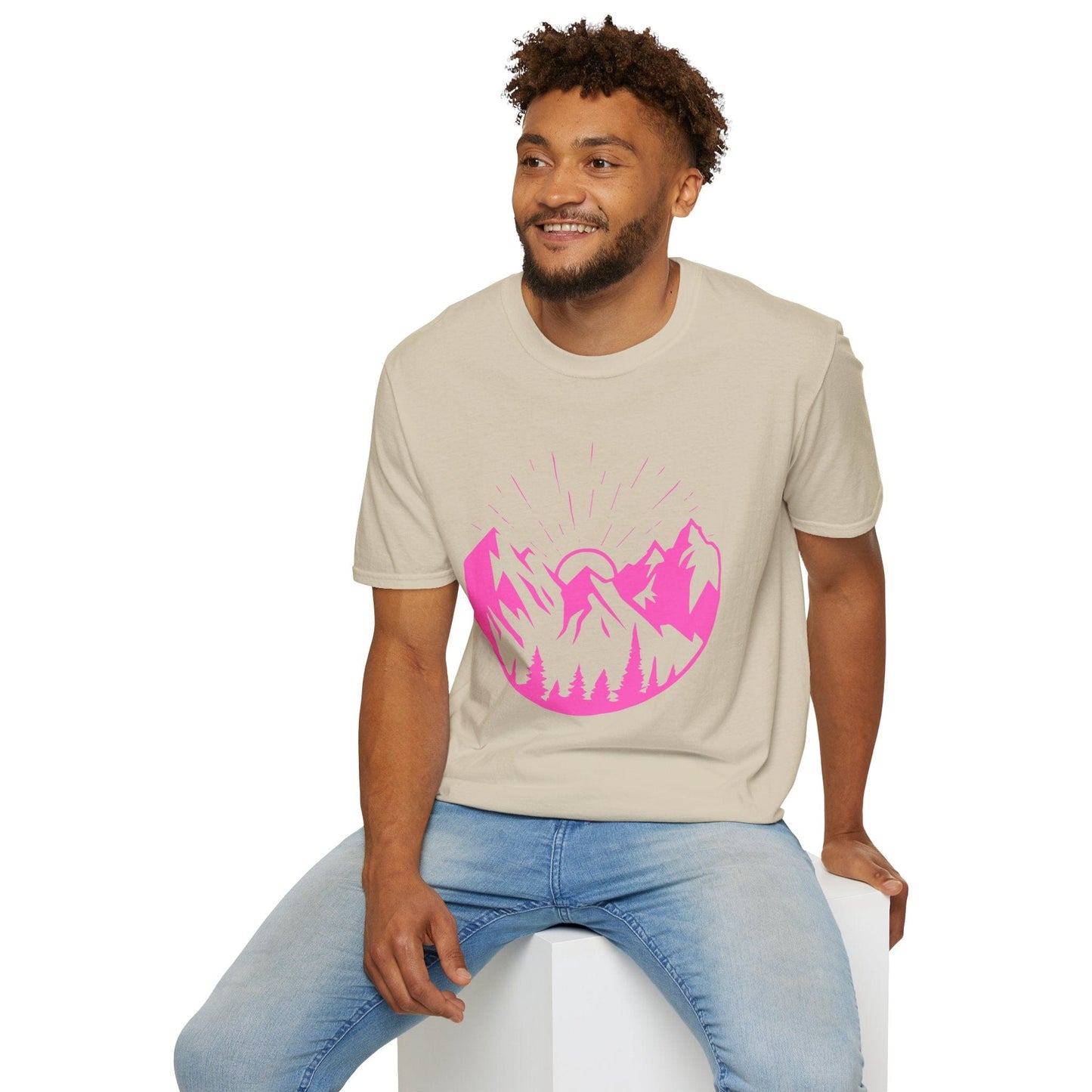 Pink Mountain Sunrise T-Shirt