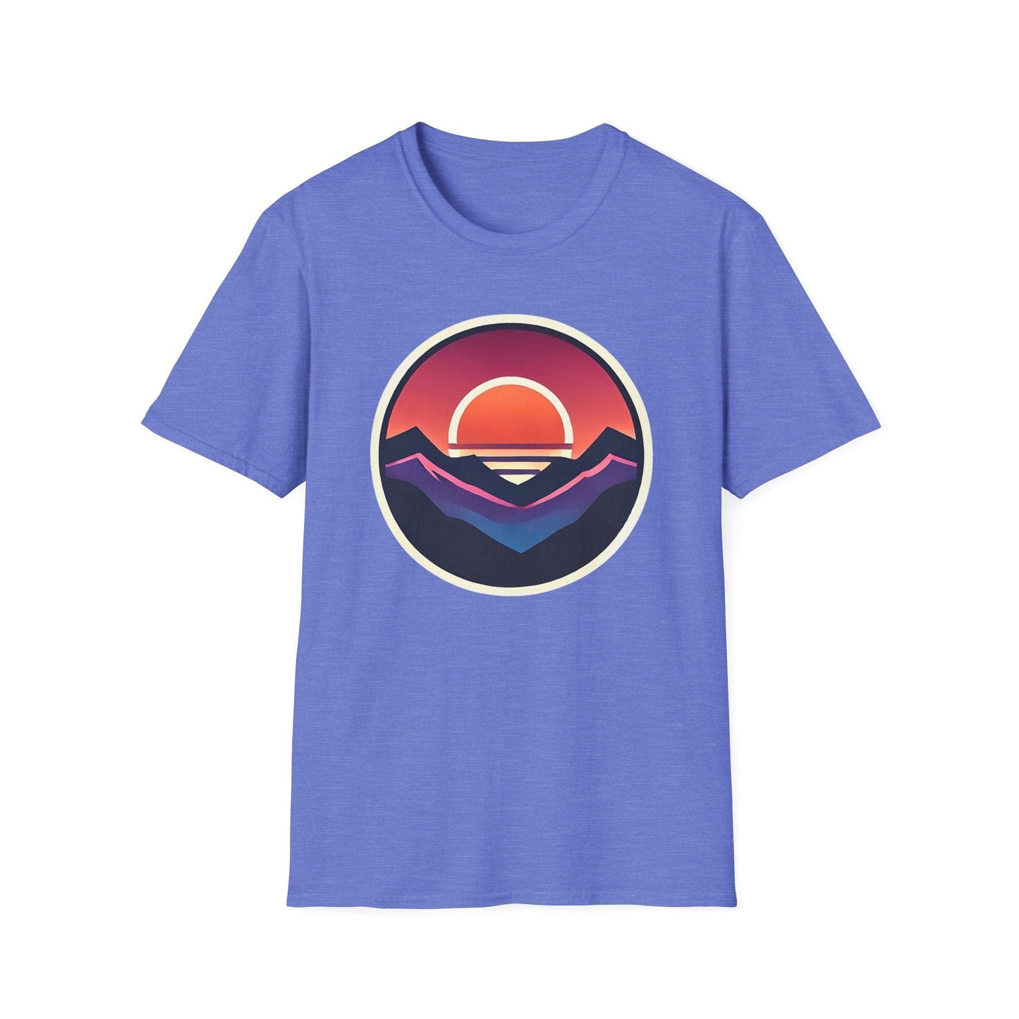 Retro Sunset Mountains T-Shirt