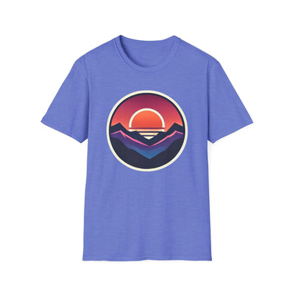 Retro Sunset Mountains T-Shirt