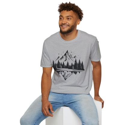 Reflective Mountain and Forest T-Shirt