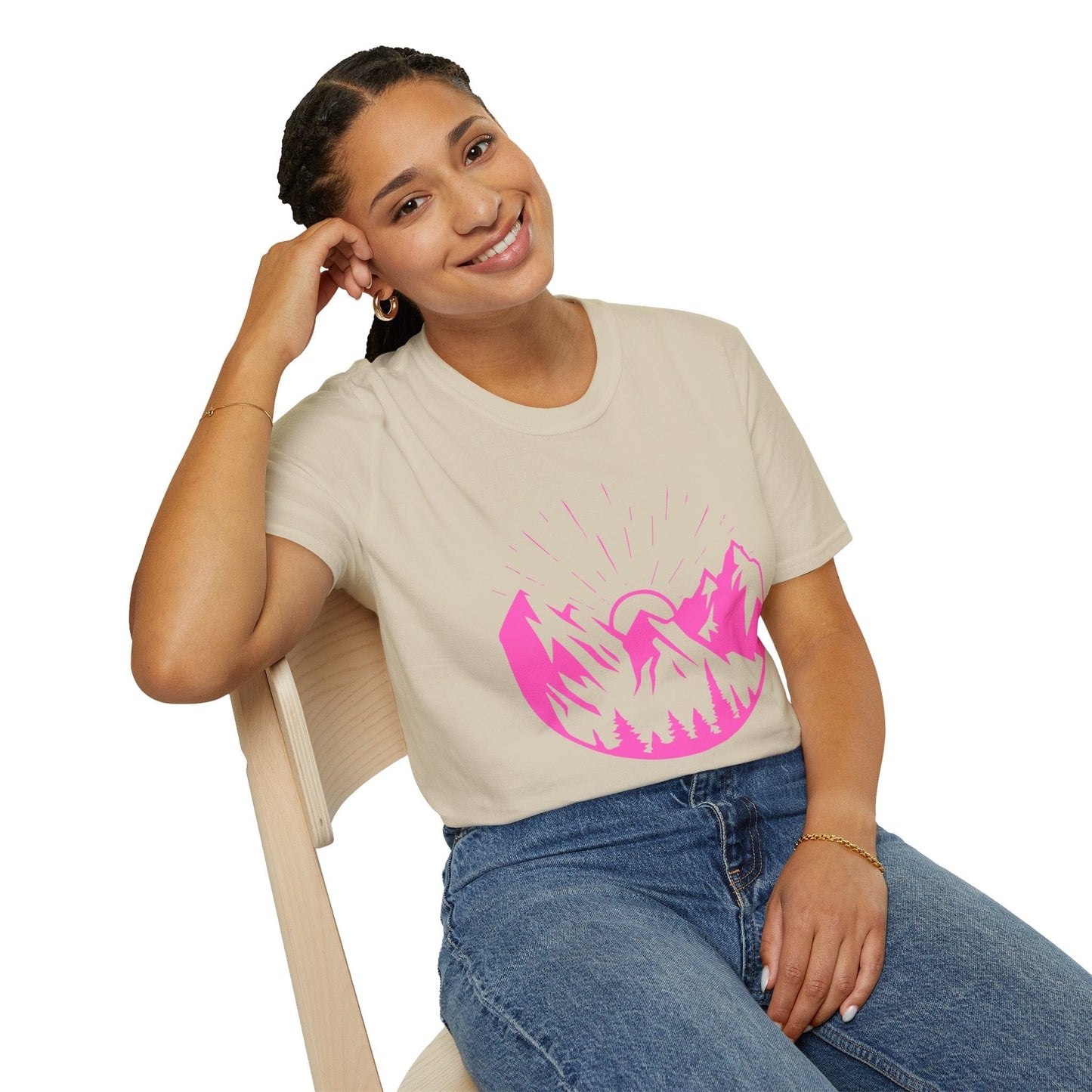 Pink Mountain Sunrise T-Shirt