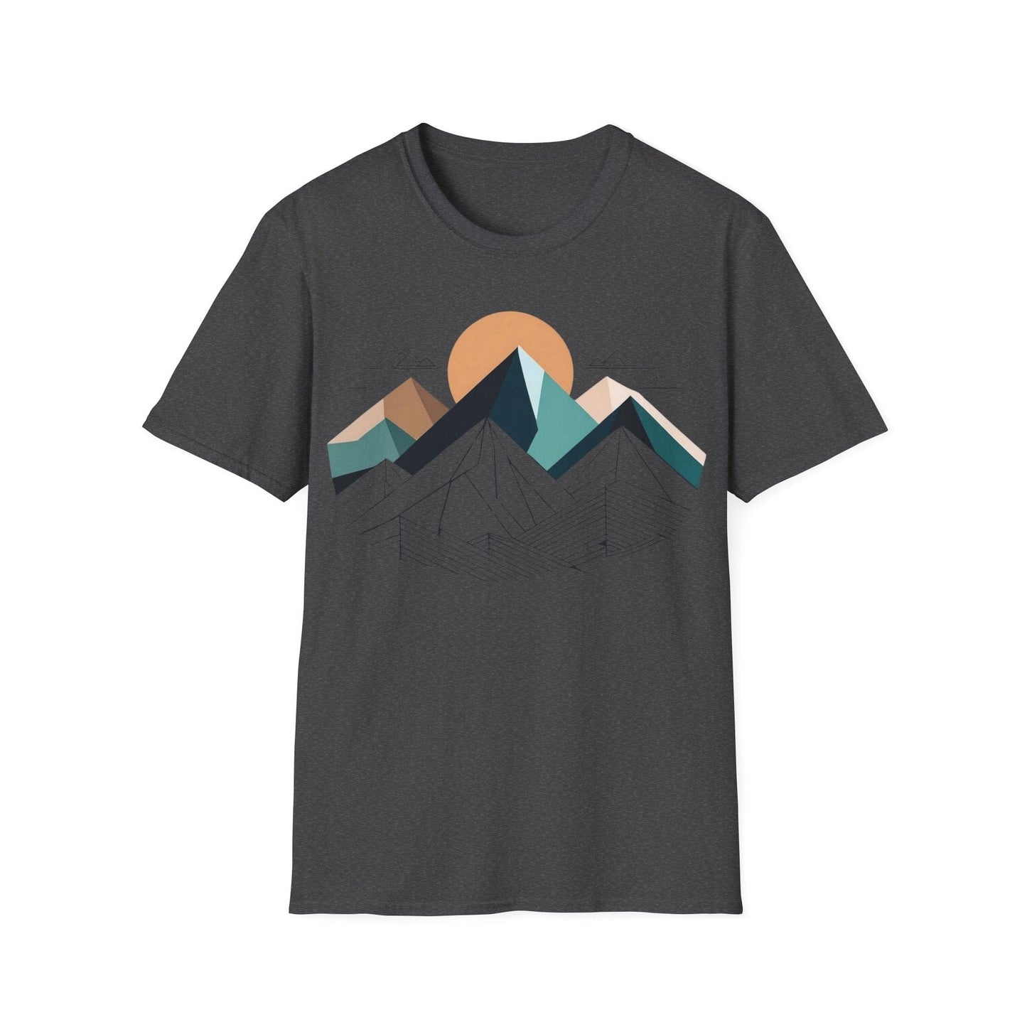 Geometric Peaks  T-Shirt